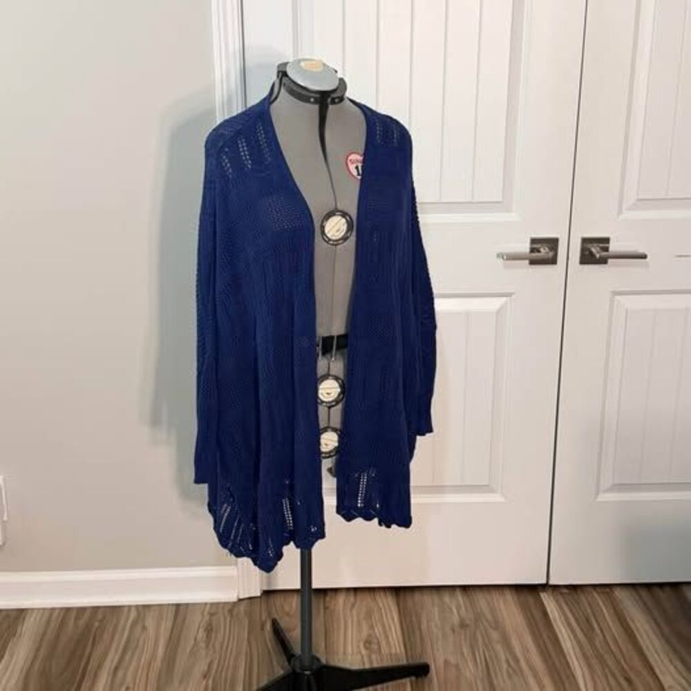 L/XL Jessica Simpson Open Knit Cardigan C7614